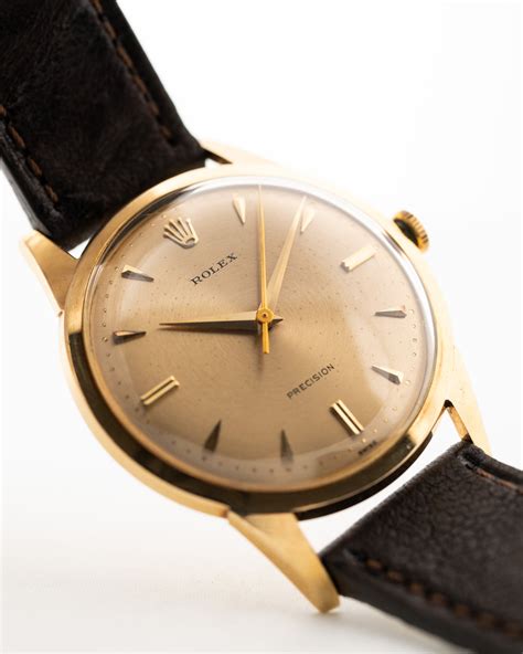 Rolex Precision Jumbo 18k Arrow 1959 – GOLDAMMER